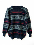 Maglione Peruviano "Ande" con Motivo Alpaca