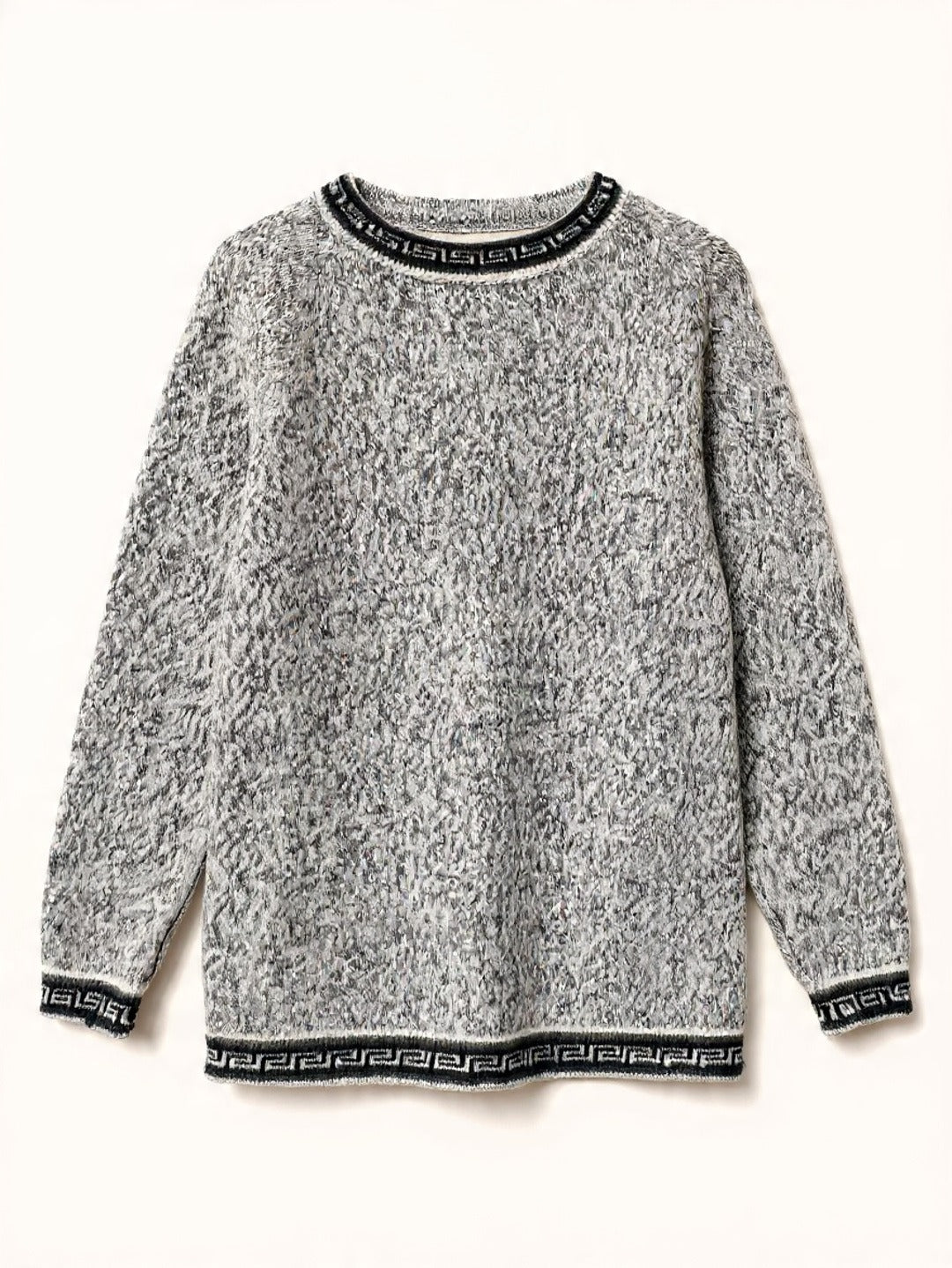 Maglione Peruviano con Dettagli "Greca Andina"
