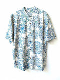 Camicia Coreana "Mandala Ocean" in Cotone Leggero