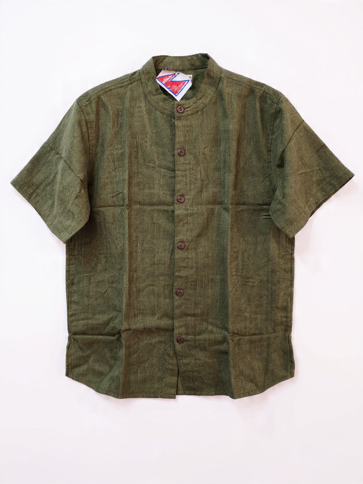 Camicia Coreana a Maniche Corte