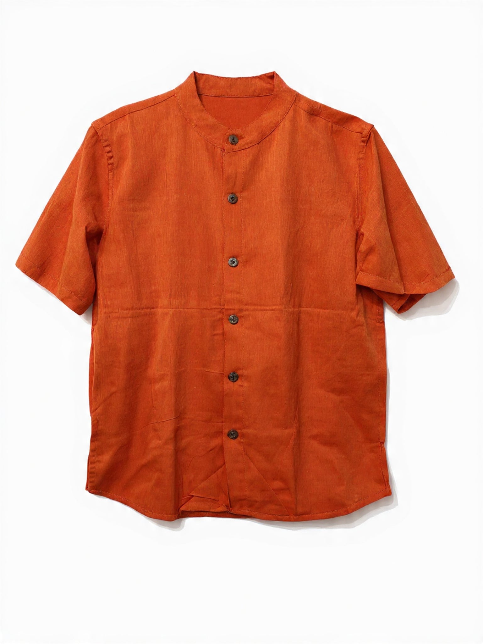 Camicia Coreana a Maniche Corte