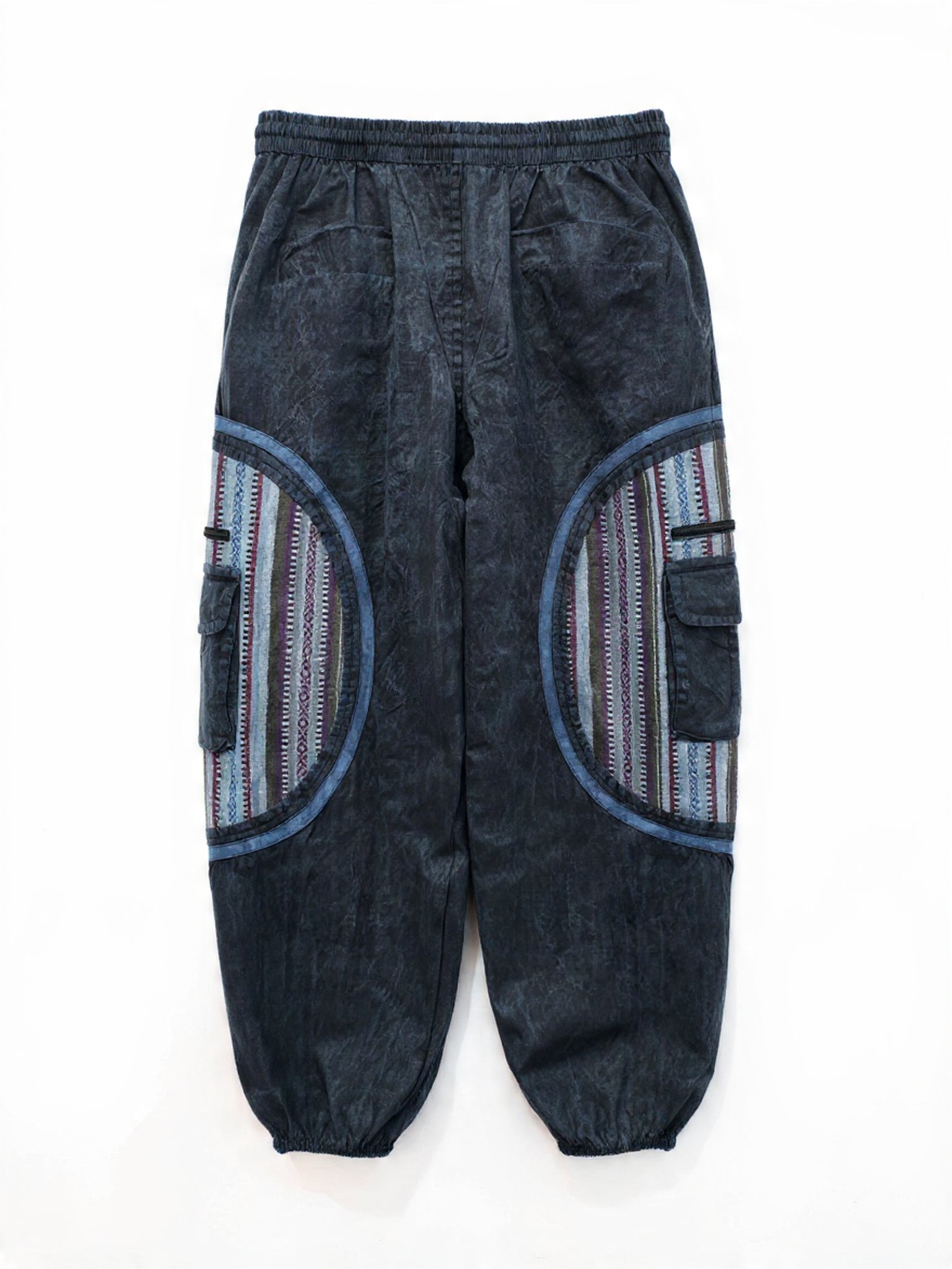 Pantaloni Cargo "Spirale" Effetto Stone Wash