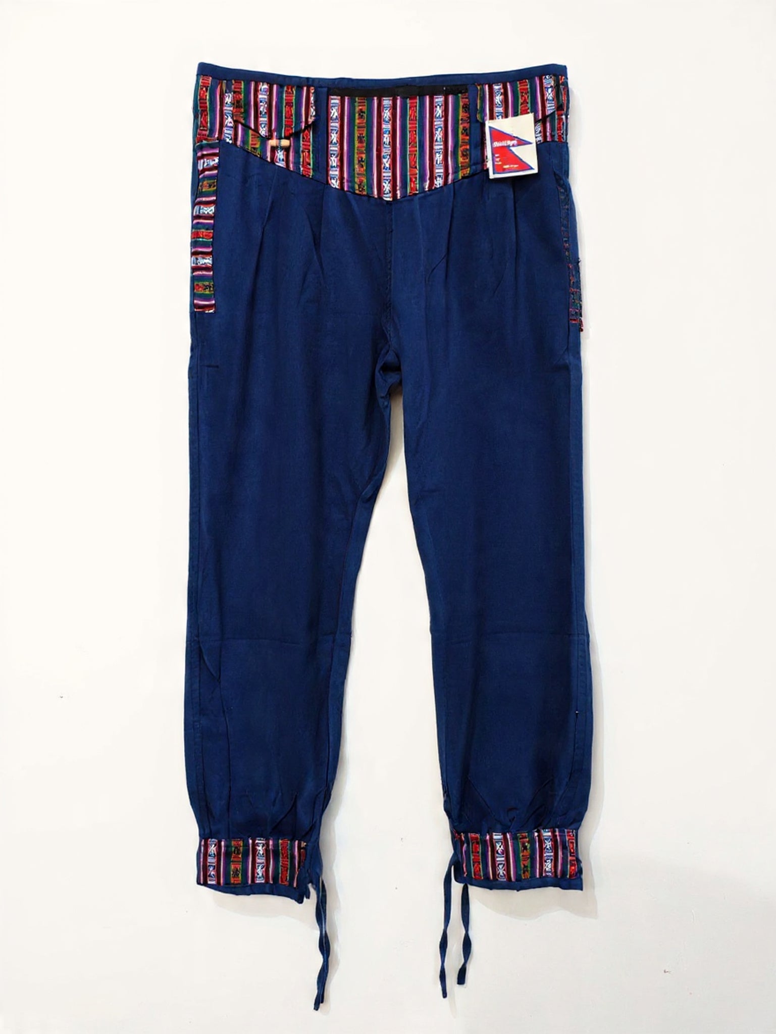Pantaloni Etnici "Himalaya" con Fascia Gheri e Laccetti