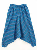 Pantaloni Harem "Aladino" a Righe in Cotone